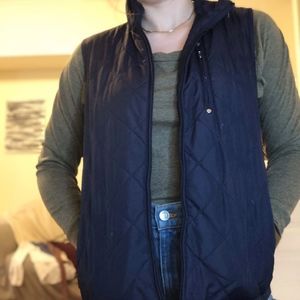 Ralph Lauren Navy Quilted Vest
